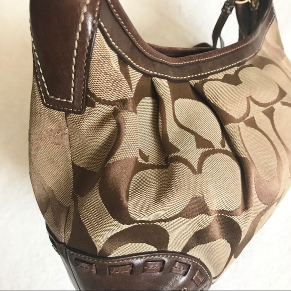 Coach Ergo Classic Signature Pleated Hobo Bag - Picture 9 of 16